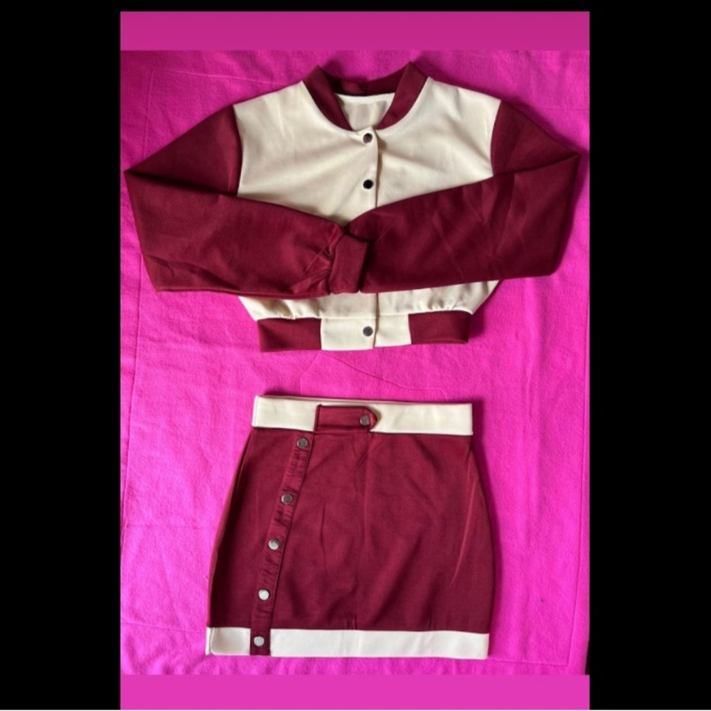 2pc Skirt Jacket Set